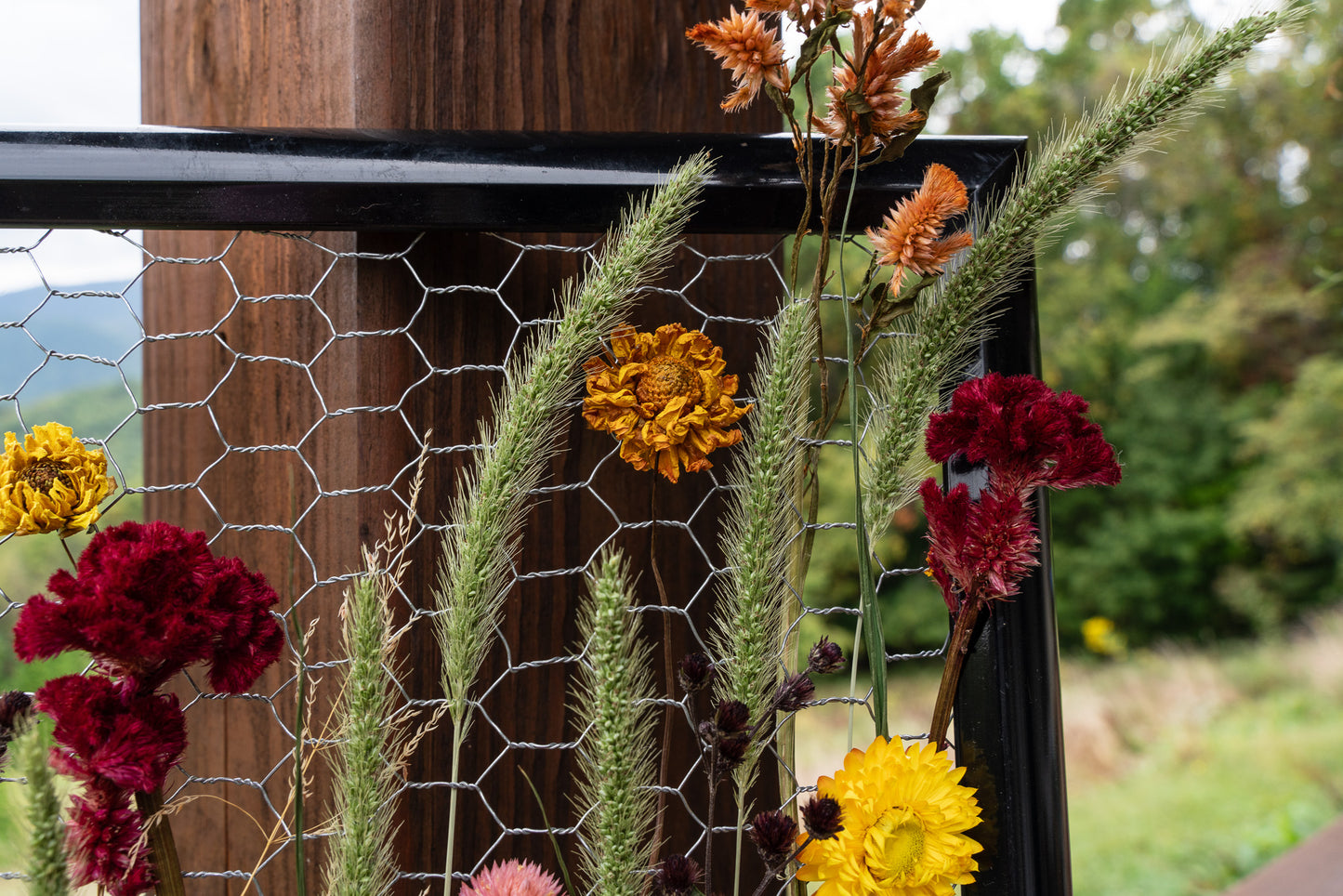 Everlasting Flower Panel- Autumn Meadow