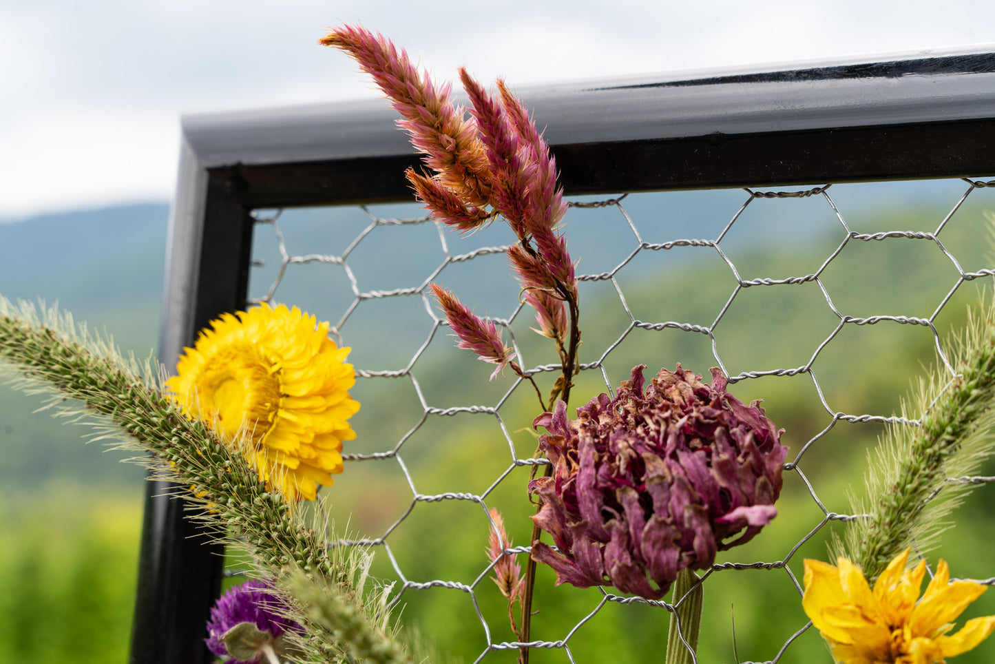 Everlasting Flower Panel- Autumn Meadow